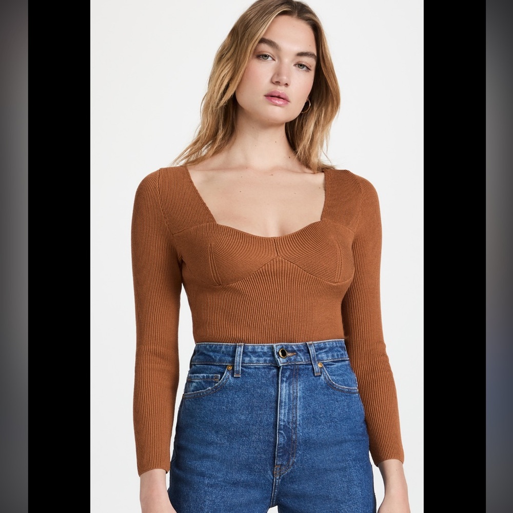 Sokie Collective Camel Constructed Sweater